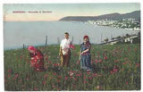 Italy 1930 Sanremo Picking Mountain Carnation Flower #241 Postcard Cover