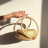 Rattan Hanging Indoor Planter | Plant Hanger Handmade