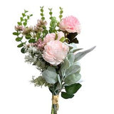 Elegant Pink Peony Artificial Flowers Arrangement - Perfect for Home Decor and Events