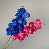 Surprise Moth Orchid Plant 9 Flower Head Stems 10 Pieces Pack Phalaenopsis Butterfly Orchid Silk Flower for Wedding D???cor Flower Arrangement