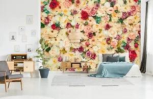 3D Peony Rose Flowers G4737 Wallpaper Wall Murals Removable Self-adhesive Erin