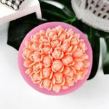Peony Flowers Silicone Molds Rose Ball Soap Mold Candle Making Supplies 1pc Set