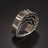 1Set Stainless Steel Peony Flower Fondant Cake Mold Cutter Craft Bake Petal//x