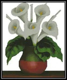 Bowl of Lilies - Cross Stitch Chart/Pattern/Design/XStitch