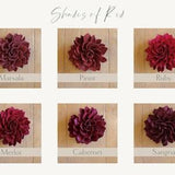 Sola Wood Flowers | Shades of Red