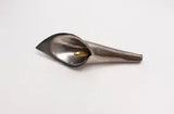 Vintage Calla Lily Floral Brooch Pin Two Tone Taxco Signed Laton Pin024