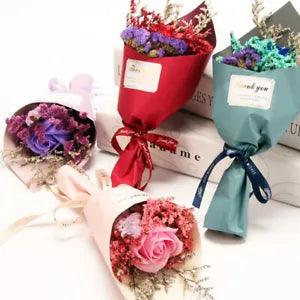 Mini Natural Dried Flower Bouquet Creative Flowers Bouquet Props Wedding Su F  u