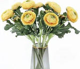 Artificial Ranunculus Flowers with Real Touch Stem Silk Ranunculus Flowers10