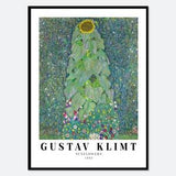Gustav Klimt Sunflowers 1883 Vintage Exhibition Poster Art Print | Gustav Klimt Print, Gustav Klimt Poster, Gustav Klimt Painting #GK07A