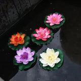 Fake Artificial Water Lily Lotus Floating Flower Pond/Home/Garden Decoration