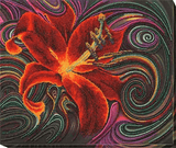 DIY Bead Embroidery Needlepoint Kit "Wonderful lily " Stitching Handmade