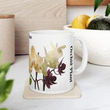 Orchid Plant Mug, Ceramic Mug 11oz