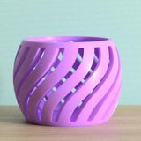 Curved Spiral Orchid Pot
