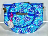 *NEW* Lily Pulitzer Cooler Bag Beach Insulated Blue & White Large