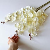 Artificial flowers in vase, Orchid stem, Orchid Flowers, Artificial orchid, Wedding decor, 90 cm/35" lenght, Silk Phanelopsis