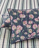 Set of 2 Martha Stewart Carnation Field Standard Pillow Sham Quilted - NIP