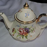 Vintage Sadler England Teapot Marquee Carousel Bell Floral