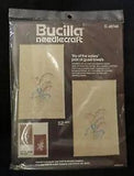 Bucilla Needlecraft 'lily of the valley' Guest Towels Kit No. 48748 BROWN