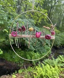 Dried Flower Hoop Decorative Wall Art (10 Inch)