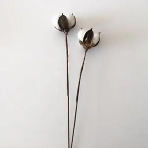 Fake Flowers Artificial Cotton Branches Dried flower for Wedding Decoration...