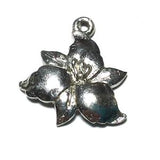 Sterling silver Flower plant vintage charm # 1710
