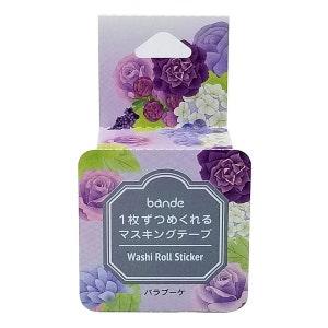 ROSE BOUQUET | Bande Washi Tape Masking Tape Sticker Roll Roses BDA270 200 Stickers