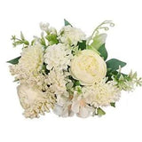 2 Bouquet Artificial Flowers Vintage Silk Peony Bouquet Mixed Floral Wedding