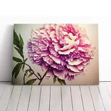 Joyous Peony Flower Canvas Print Wall Art Framed Picture Home Decor Large