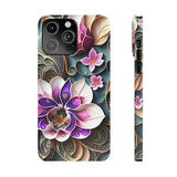 Iphone Orchid Plant Slim Phone Cases