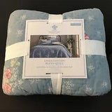 Simply Shabby Chic LILY ROSE Chambray Blue Quilt Farmhouse Full/Queen