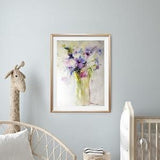 Orchids Abstract Wall Art - Orchids Kitchen Art - Best Floral Art Print - Orchids Art Print - Orchids Painting Art - Orchids Poster Print