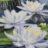 Creative Needlepoint ???ross Stitch Embroidery Kit "ite lilies" DIY Needleworkk