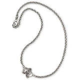 Orchid Jewelry Sterling Silver Orchid Ankle Bracelet Handmade Flower Jewelry OR3-A