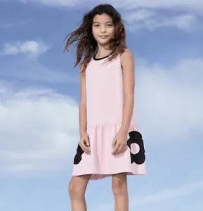 Victoria Beckham Girls' Blush Flower Pocket Dress peony dress