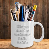 Gift mug for plant lover, "I like you almost as much as my Vanilla Orchids", thoughtful present for crazy plant lady, man, gardener