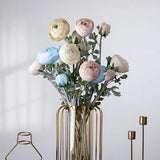 Faux Ranunculus Stem | High Quality Artificial Flower | Wedding/Home Decoration | Gifts