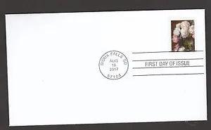 US 5239 Garden Flowers Peonies (from booklet) CDS FDC 2017