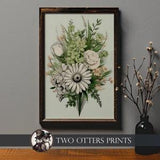 Floral Bouquet Art Print | Botanical Design with a Vintage Aesthetic