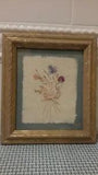 Vintage Art Framed Pressed Dried Flowers Handmade in Madagascar 3 Variations