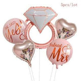 Rose Gold Bride To Be Balloon Bouquet | Bridal Shower Decor | Hen Party Team Bride | Bride to Be Garland | Rose Gold Bridal Shower Decor