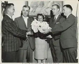 1962 Press Photo Carnations for Japan displayed by Colorado Flower Growers