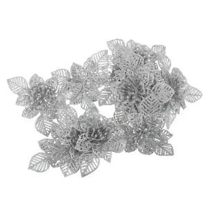 12 Pcs Christmas Flower Wreath Artificial Peony Flowers Table Garland for