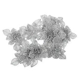 12 Pcs Christmas Flower Wreath Artificial Peony Flowers Table Garland for