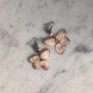 Orchid Pressed Flower Earrings