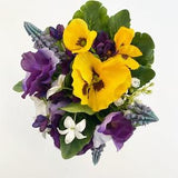 Sweet English bouquet/posy/pansy/stephanotis/mini bouquet/garden posy/english garden/English bouquet/violet/violet posy