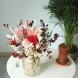PIYA bouquet dried flowers, eternal roses, bouquet of country flowers, wedding flower bouquet, country centerpiece, bridal flowers