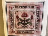 The Sweetheart Tree Tiny Pink Carnation Alphabet Sampler NEW! Teenie Tweenie