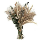 Bouquet of Dried Flowers, 17" Dried Pompous Decor Inc Lavender Reed Eucalyptus