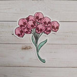 Skull stickers | bouquet of skulls sticker | skull flowers stickers | skeleton stickers | laptop stickers | vinyl stickers | skull stickers