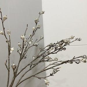 Eucalyptus Fruit Branch, Fake Seed Twig, Rustic Home Floral Decor, Artificial Flower Crafts, For Bouquet Garland, Party Greenery Arrangement